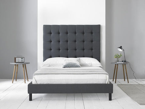 Sicily Bed - Grey Bed Distinction Furniture 