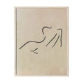 Silhoutte Line Drawing Framed Print Accessories Regency Studio 