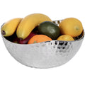 Silver Ceramic Dimple Effect Display Bowl Accessories Hill Interiors 