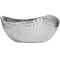 Silver Ceramic Dimple Effect Display Bowl Accessories Hill Interiors 