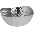 Silver Ceramic Dimple Effect Display Bowl Accessories Hill Interiors 