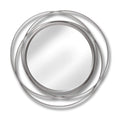 Silver Circled Wall Art Mirror Mirrors Hill Interiors 