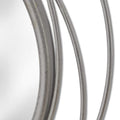 Silver Circled Wall Art Mirror Mirrors Hill Interiors 