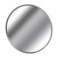 Silver Foil Large Circular Metal Wall Mirror Mirrors Hill Interiors 