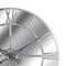 Silver Foil Mirrored Wall Clock Accessories Hill Interiors 