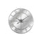 Silver Foil Mirrored Wall Clock Accessories Hill Interiors 