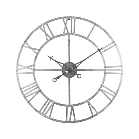 Silver Foil Skeleton Wall Clock Accessories Hill Interiors 