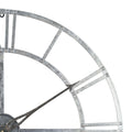 Silver Foil Skeleton Wall Clock Accessories Hill Interiors 