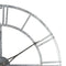 Silver Foil Skeleton Wall Clock Accessories Hill Interiors 