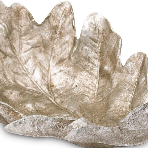 Silver Leaf Bowl Accessories Hill Interiors 