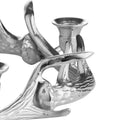 Silver Nickel Circular Antler Candelabra With Four Candle Ho Accessories Hill Interiors 