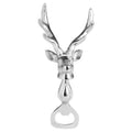 Silver Nickel Stag Head Detail Bottle Opener Dining Hill Interiors 