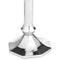 Silver Octagonal Large Candle Holder Accessories Hill Interiors 
