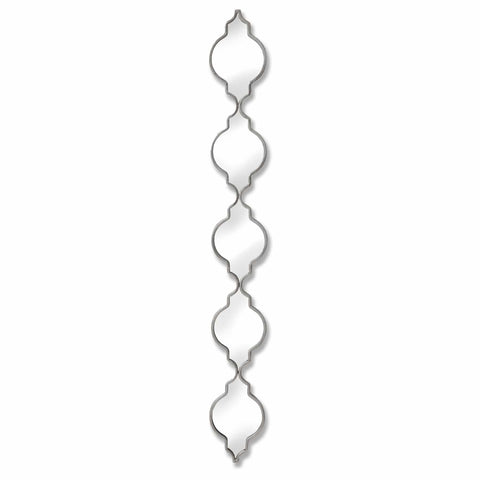 Silver Quarterfoil Decorative Hanging Mirror Mirrors Hill Interiors 