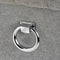 Silver Roll Top Dining Chair With Ring Pull Dining Hill Interiors 