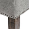 Silver Roll Top Dining Chair With Ring Pull Dining Hill Interiors 