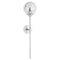 Silver Smoked Glass Globe Wall Pendant Lighting Hill Interiors 