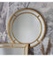 Sinatra Round Mirror Gold Living Regency Studio 