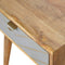 Sleek Cement Brass Inlay Bedside Sleeping Artisan Furniture 