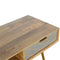 Sleek Cement Brass Inlay Writing Desk Living Artisan Furniture 