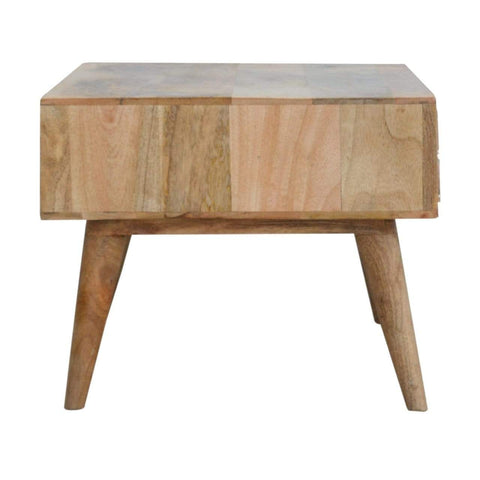 Sleek White Carved Coffee Table Living Artisan Furniture 