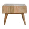 Sleek White Carved Coffee Table Living Artisan Furniture 