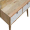 Sleek White Carved Coffee Table Living Artisan Furniture 