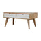 Sleek White Carved Coffee Table Living Artisan Furniture 