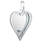 Small Silver Mirrored Heart Candle Holder Accessories Hill Interiors 