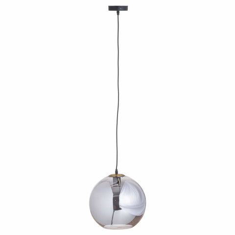 Smoked Glass Large Globe Hanging Pendant Lighting Hill Interiors 