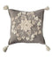 Snowflake Embroidered Cushion Natural Accessories Regency Studio 