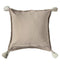 Snowflake Embroidered Cushion Natural Accessories Regency Studio 