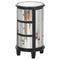 Soho Black Collection Circular 3 Drawer Unit Sleeping Hill Interiors 