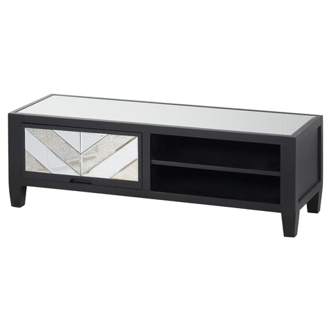 Soho Black Collection Media Unit Living Hill Interiors 