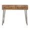 Solid Wood 4 Drawers Console Table with Iron Base Living Artisan Furniture 