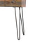 Solid Wood 4 Drawers Console Table with Iron Base Living Artisan Furniture 