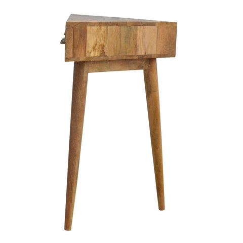 Solid Wood Corner Writing Desk Living Artisan Furniture 