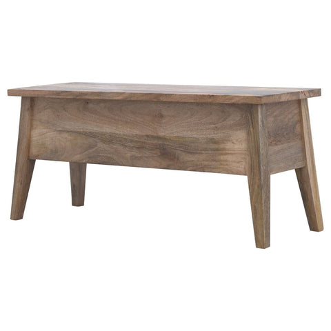 Solid Wood Lid Up Storage Box Living Artisan Furniture 