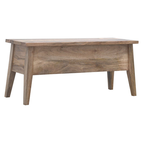 Solid Wood Lid Up Storage Box Living Artisan Furniture 