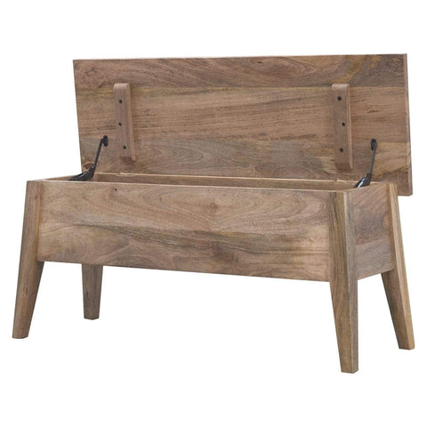 Solid Wood Lid Up Storage Box Living Artisan Furniture 