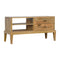 Solid Wood Media Unit with T-Bar Knobs Living Artisan Furniture 