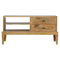 Solid Wood Media Unit with T-Bar Knobs Living Artisan Furniture 