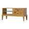 Solid Wood Media Unit with T-Bar Knobs Living Artisan Furniture 