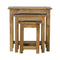 Solid Wood Set of 3 Nesting Tables Living Artisan Furniture 