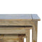 Solid Wood Set of 3 Nesting Tables Living Artisan Furniture 