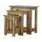 Solid Wood Set of 3 Nesting Tables Living Artisan Furniture 