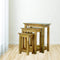 Solid Wood Set of 3 Nesting Tables Living Artisan Furniture 
