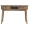 Solid Wood Writing Desk with 2 Drawers Living Artisan Furniture 