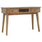 Solid Wood Writing Desk with 2 Drawers Living Artisan Furniture 