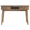 Solid Wood Writing Desk with 2 Drawers Living Artisan Furniture 